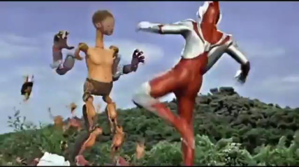 Ultraman vs DNB monster (not mine)